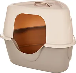 AmazonBasics Hooded Cat Litter Box 