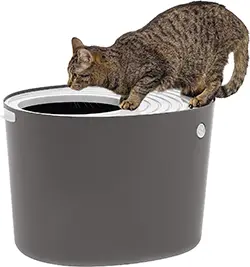 IRIS Top Entry Cat Litter Box