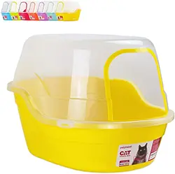 Petphabet Jumbo Hooded Cat Litter Box